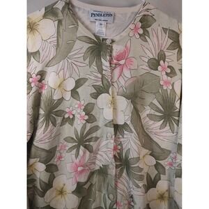 Vintage PENDLETON Washable SILK Blend Button Front Cardigan Sweater 2000's Sz XL
